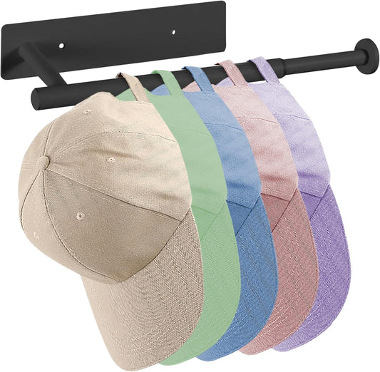 Skiennix Hat Rack - Versatile Door & Wall Organizer for Baseball Caps - Space-Saving Design