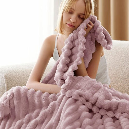 Bedsure GentleSoft Pink Fleece Blanket - Cozy Throw for Couch, Perfect Gift for Women | 60x80 Inches