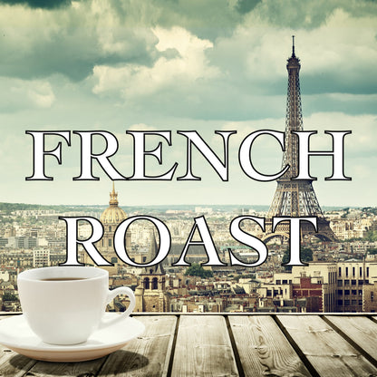 French Roast Coffee, Whole Bean, Dark Roast, Fresh Roasted, 16-ounce