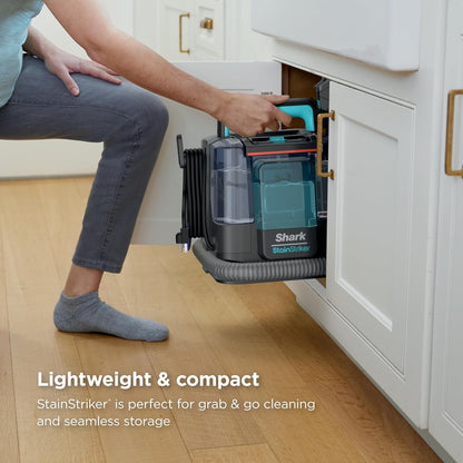 Shark StainStriker Portable Carpet & Upholstery Cleaner - Spot & Stain Eliminator with Tools & Solutions, Charcoal