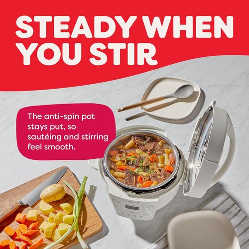 Instant Pot 4QT RIO Mini - 7-in-1 Multi-Cooker with Pressure, Slow Cook, Steam & More - Sea Salt Finish