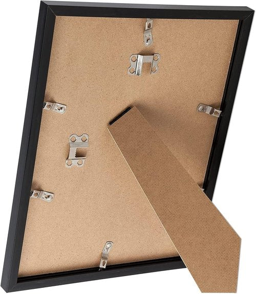 Black Picture Frame by [Brand Name] - 8.5x11 Photo Frame for Horizontal or Vertical Display