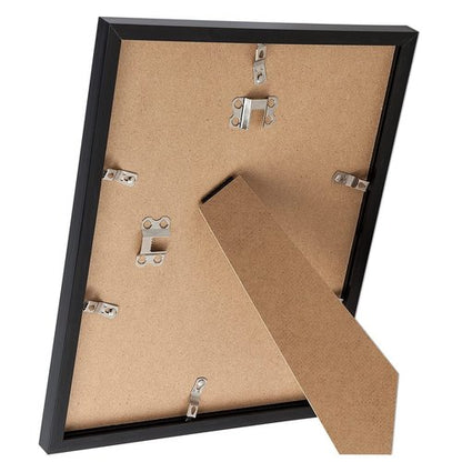 OMAIGAR 8.5x11 Picture Frame for 8.5by11 Poster Photo Canvas Certificate Black High Transparent Photo Frame Wall Desktop Horizontal Vertical 8.5 x 11