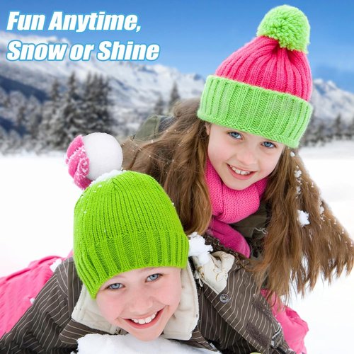 Fovths 200 Pack Snow Toy Balls - Realistic 2-Inch Fake Snowballs for Indoor & Outdoor Winter Fun