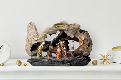 Steadfast Selections Christmas Nativity Set Indoor, Nativity Scene for Christmas Indoor, Pesebre De Navidad, Small Nativity Sets & Figures