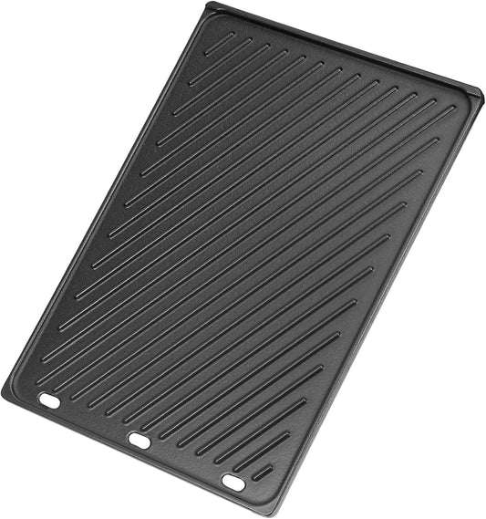 Onlyfire 7638 Reversible Cast Iron Griddle - BBQ Replacement for Weber Spirit I & II 300 Series