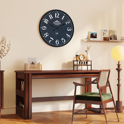 3More 24-Inch Silent Battery-Operated Wall Clock - Blue (Variation of THIS listing)