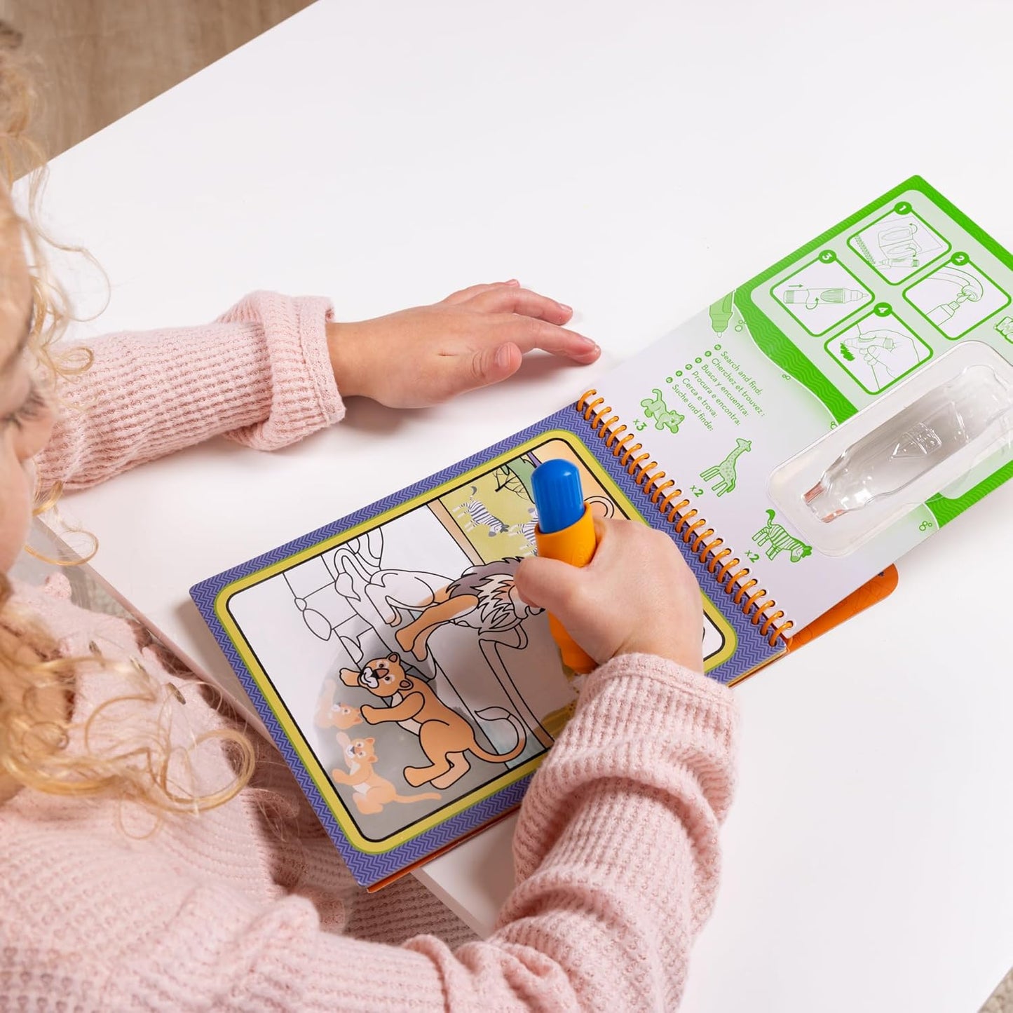 Melissa & Doug Water Wow! Reusable Activity Pad - Safari Theme - Eco-Friendly & Fun