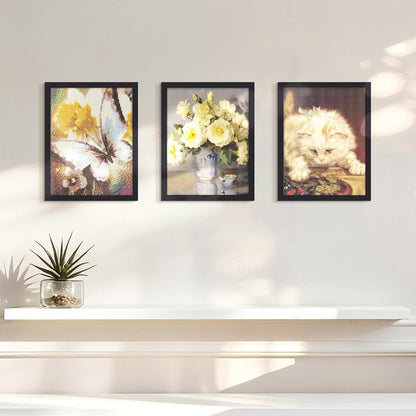 Upsimples 10x13 Picture Frame - Versatile Wall Hanging for 9x12 Photos with Mat, Black, 1 Pack