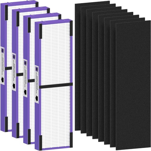 FLT4850PT Filter B Pet Replacement - High Efficiency Filters & Activated Carbon Pre-Filters | Compatible with G-Guardian AC4825, AC4300, AC4900, AC4825DLX, AC4850, CDAP4500 - Purple