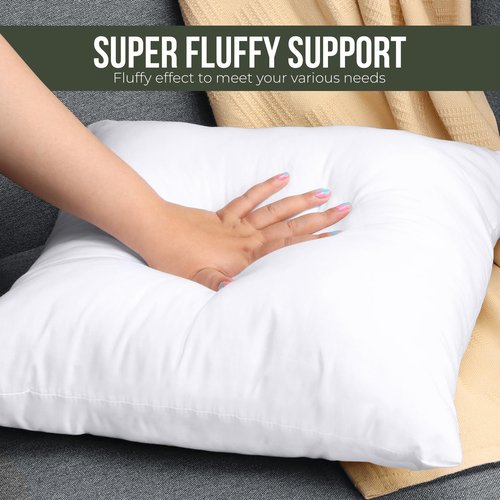 Utopia Bedding Throw Pillows (Set of 1, White) – 26 x 26 Inches Down Alternative Pillows for Bed, Sofa, and Couch - Fluffy Decorative Stuffer Pillow for Indoors & Outdoors