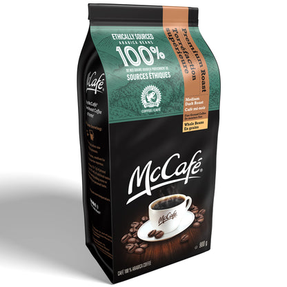 McCafe Medium Dark Premium Roast Whole Beans, 900g/31.7 oz., {Imported from Canada}