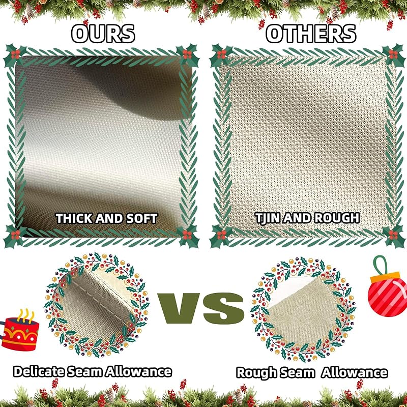 Christmas Table Runner - Santa Claus & Snowman Design, Durable Polyester, Easy-Clean