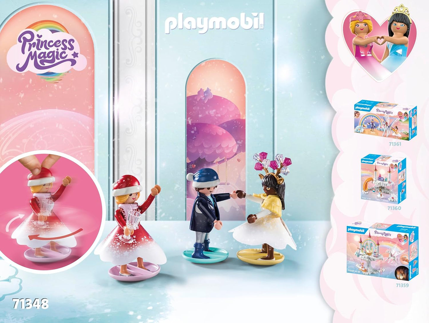 Playmobil Advent Calendar - Magical Christmas Under The Rainbow | Festive Holiday Fun
