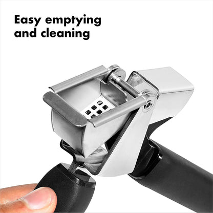 OXO Good Grips Garlic Press - Durable Stainless Steel Design for Effortless Crushing
