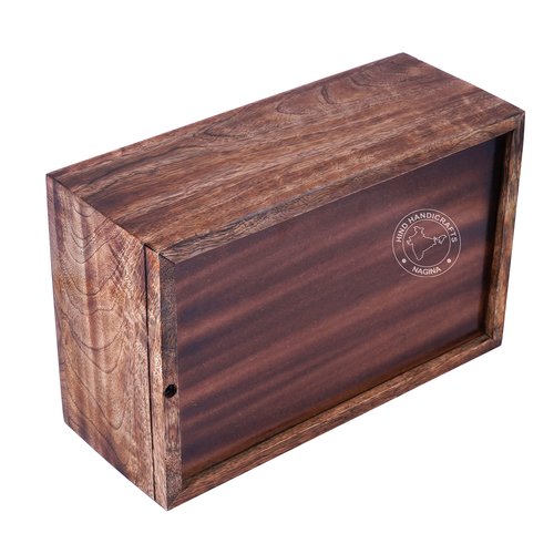HIND HANDICRAFTS Wooden Box Funeral Cremation Urns for Human Ashes Adult Large - Burial Urns for Columbarium - Tree of Life Flying Bird (180 Cubic Inches, Antique)