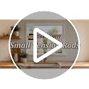 White Small Tension Curtain Rod 15.5-27.5 Inches - Non-Slip Spring Tension Rods