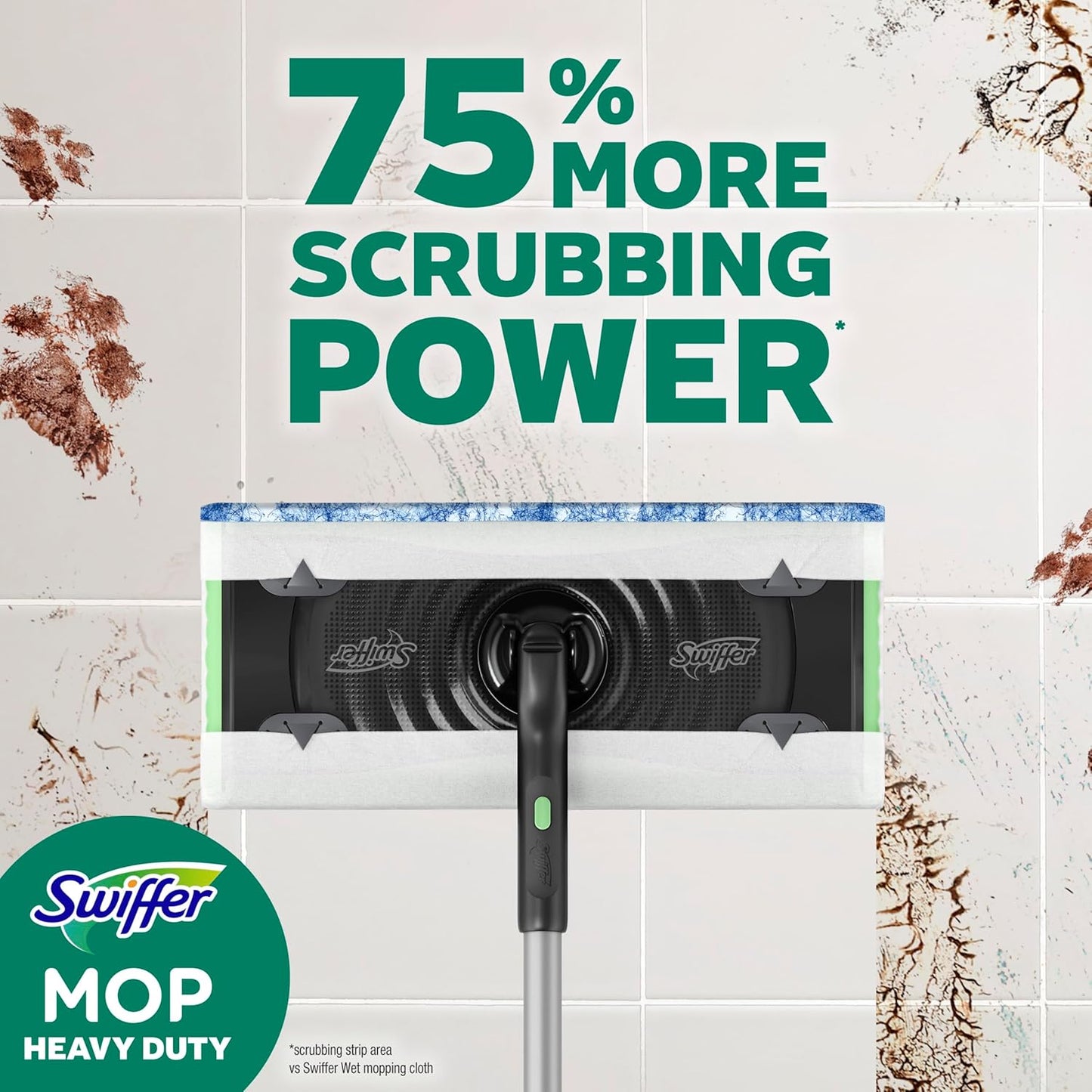 Swiffer Heavy Duty Mop Refills - Multi-Surface Cleaning Cloths with Fresh Outdoor Scent | 20 Count