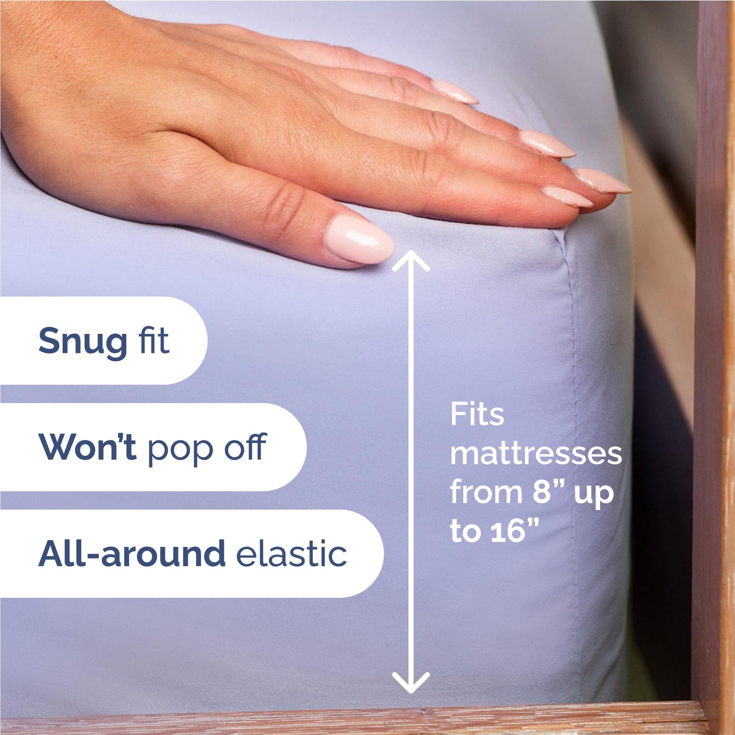 Twin XL Size 3 Piece Sheet Set - Comfy Breathable & Cooling Bed Sheets Set - Hotel Luxury Bedding for Women, Men, Kids, Teens, Boys & Girls - Deep Pockets, Soft and Wrinkle Free - Oeko-Tex - Lavender