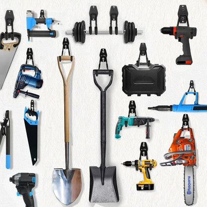 KOFANI Heavy Duty Garage Hooks - 12 Pack Anti-Slip Coating for Bikes, Ladders & Garden Tools
