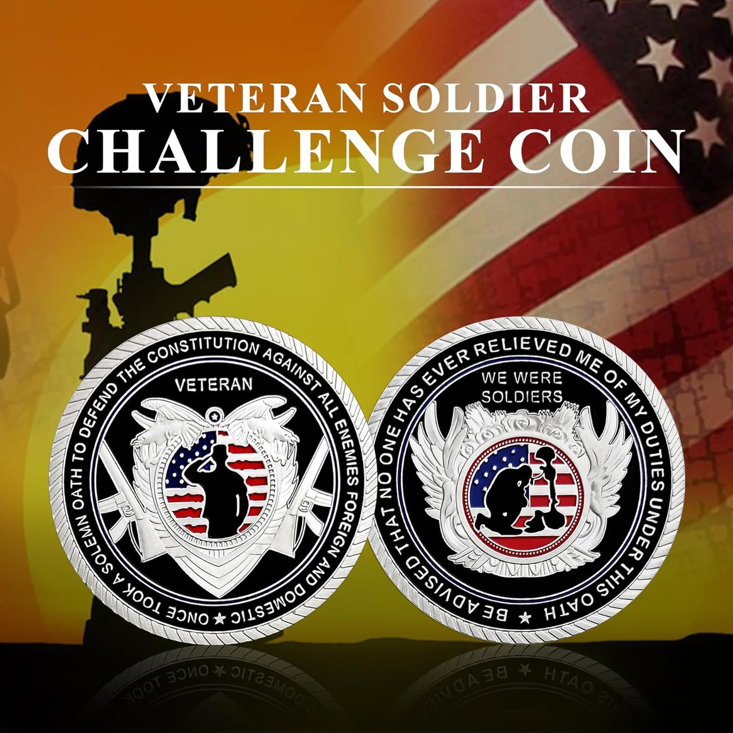 United States Veteran Challenge Coin - Military Souvenir for Proud Veterans