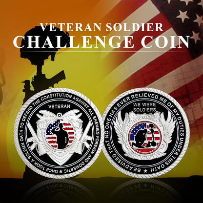 United States Veteran Challenge Coin - Military Souvenir for Proud Veterans