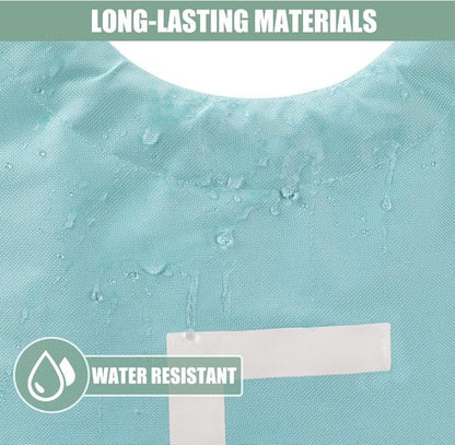 DOKEHOM X-Large Collapsible Laundry Basket - 125L Fabric Bag in Light Blue | Perfect for Bedroom Storage