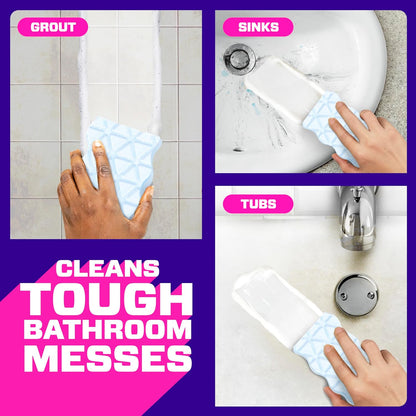 Mr. Clean Magic Eraser Sponge - Powerful Soap Scum Remover with Lavender Scent | 6 Count