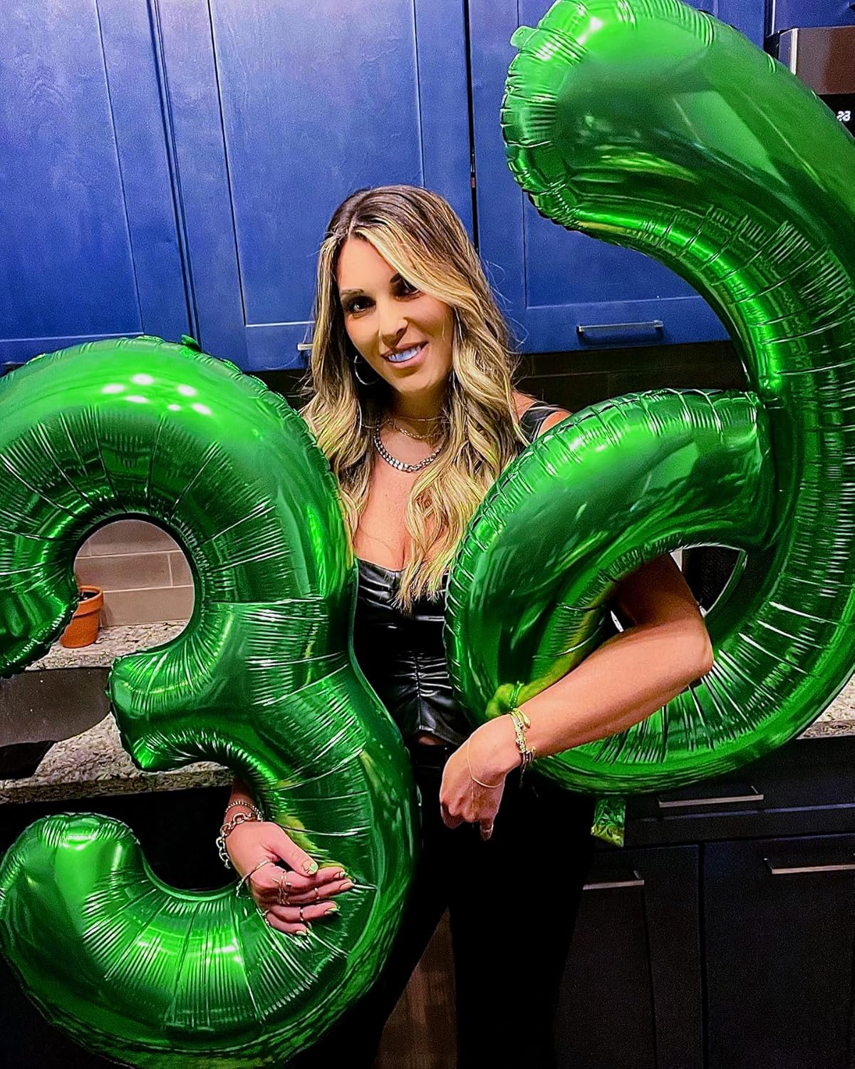 Number 9 Foil Balloon - Dark Green 40 Inch | Giant 9th Birthday Party Decorations