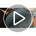 Christmas Green Braided Placemats Set of 6 - 15 Inch Woven Table Mats for Dining & Home Decor