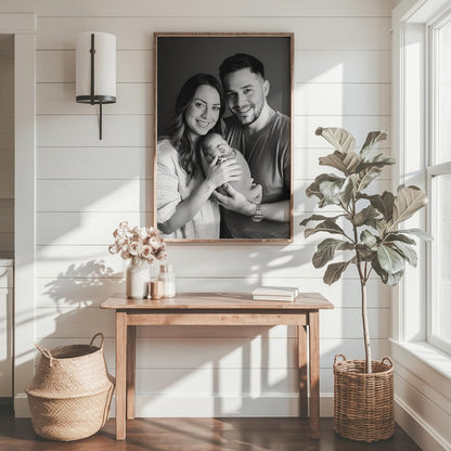 MRC Wood Products Custom Printed Portrait | Personalized Canvas Artwork - 4 Sizes & 2 Frame Options