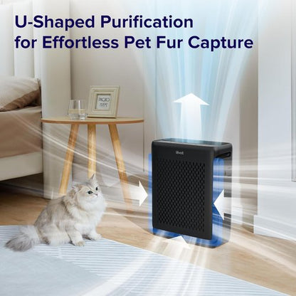 LEVOIT Air Purifier | Smart WiFi HEPA Filter for Large Rooms Up to 1073 Ft² - Black, Vital 100S-P