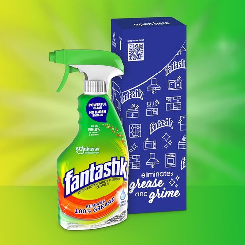 Fantastik All-Purpose Cleaner - Multipurpose Surface & Kitchen Grease Remover | Fresh Scent, 32 Fl Oz