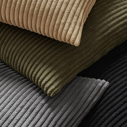 MIULEE Soft Olive Green Decorative Pillow Covers - Set of 2 Square Cushion Cases | 18 x 18 Inch