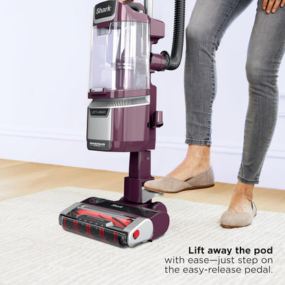 Shark LA702 Rotator Pet Lift-Away Vacuum - DuoClean PowerFins & Odor Neutralizer | Wine Purple