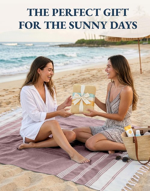 LANE LINEN Large Pool Towels, XL Beach Towel, Pre-Washed, No Shrink, Quick Dry Oversized Beach Towels, Stylish Beach Towel for Women, Sand Free Towel, 39"x71" - Fired Brick
