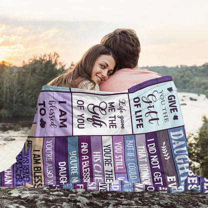 Ekpvgit Best Daughter in Law Gifts from Mother in Law, Future Daughter in Law Gifts for Birthday Christmas Mothers Day Blanket 60"x80"