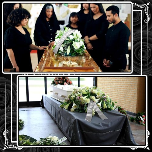 Fanfanwin Funeral Sash - Memorial Wreath Ribbon for Casket | Silver Gray, 58x4'' - Celebrate Life