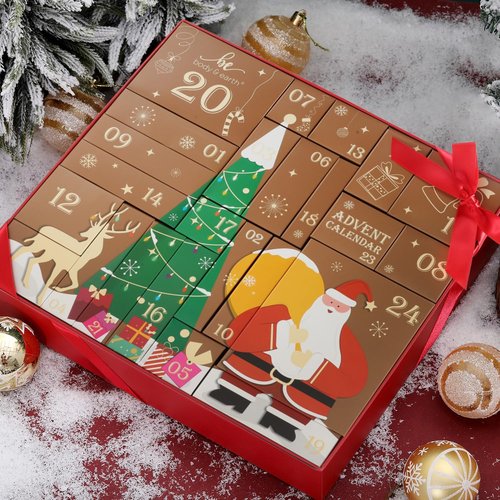 Advent Calendar 2024 BODY & EARTH Holiday Gifts for Women New Year Advent Calendar 24 Days of Beauty Advent Calendar 24PCS 2024 Skincare Advent Calendar