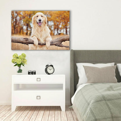 Skiennix Custom Canvas Prints - Personalized Photo Wall Art for Family & Pets | 10x8 Framed Gift