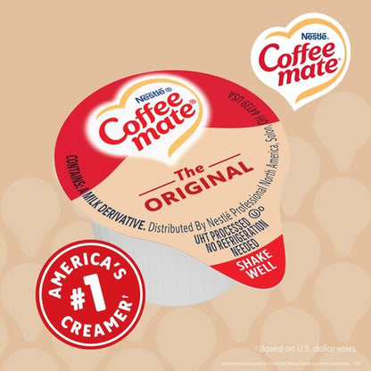 Nestle Coffee mate Coffee Creamer, Original, Liquid Creamer Singles, Non Dairy, No Refrigeration, 0.375 fl oz Tubs (Pack of 360)