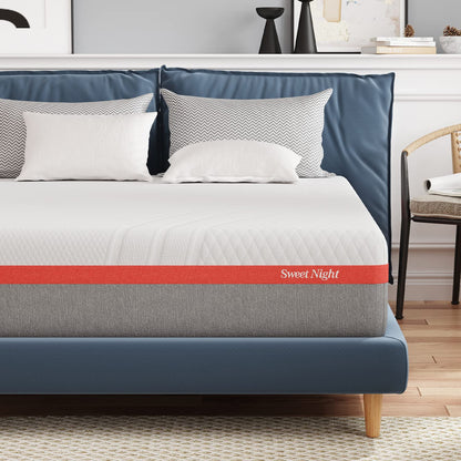 Sweetnight 12 Inch Queen Gel Memory Foam Mattress, Cool Sleep & Pressure Relief, Plush Mattress with Motion Isolation, Clarity