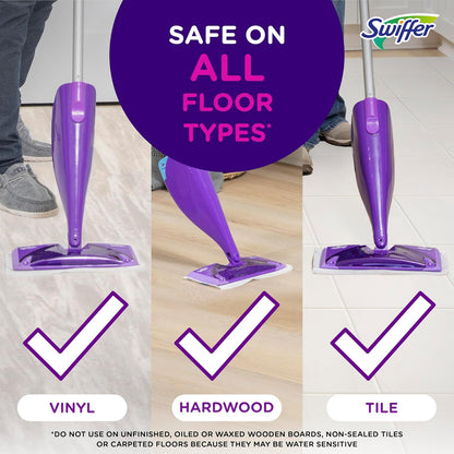 Swiffer WetJet Multi-Purpose Floor Cleaner Solution - Febreze Lavender Scent, 1.25L (Pack of 2)