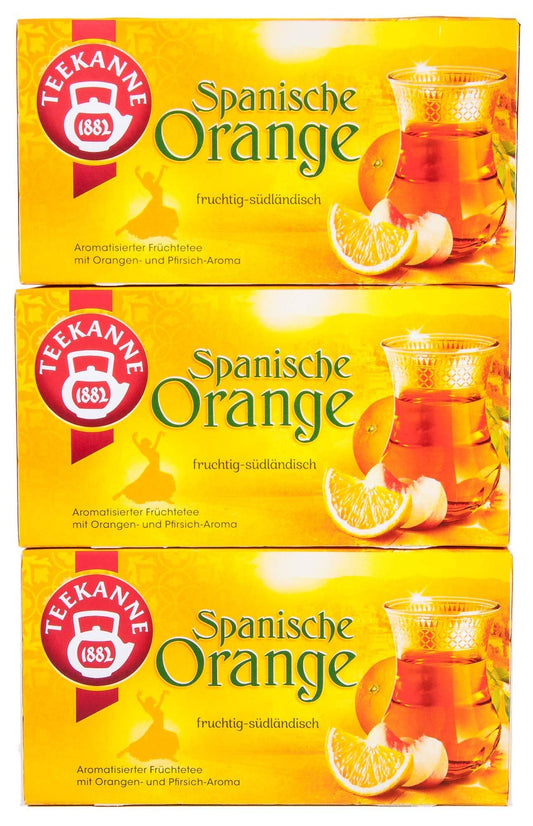 3x Teekanne (Spanische Orange) spanish orange (each box 20 tea bags)