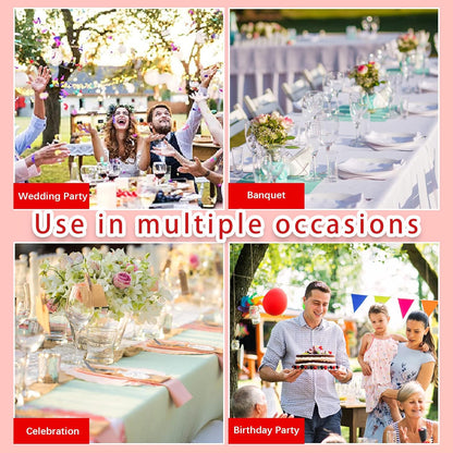 CHENGU Spandex Stretch Chair Sashes - 150 Elastic Covers with Buckle Slider for Weddings & Events | Red
