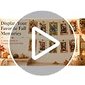 Fall Paper Photo Frames 4x6 with Clips & String - Thanksgiving Decor