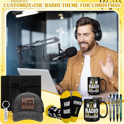 Berlune 9 Pcs Ham Radio Gifts Set for Men – Variation: Ham Radio