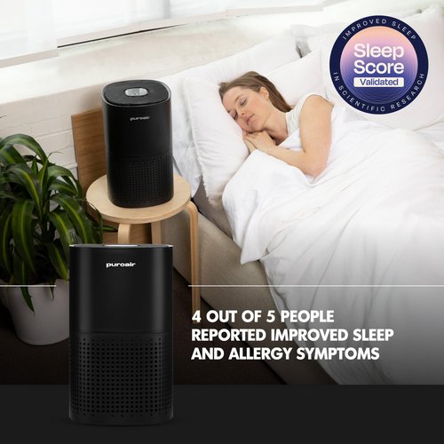 PuroAir 240 HEPA Air Purifier for Home Large Rooms - Covers Up To 1,000 Sq Ft - Filters Up To 99.9% of Pollutants, Smoke, Pollen, Dust - Quiet HEPA Air Filter - Air Purifiers for Bedroom