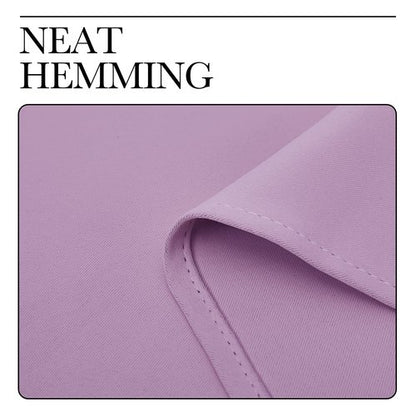NICETOWN Room Darkening Drapes for Nursery - Light Blocking Curtain Panels for Bedroom Girl Room, Soft Fabric Window Treatment (Lilac, 42 inches Width by 95 inches Length, 1 Pair)