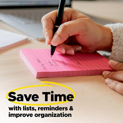 Post-it Super Sticky Notes - 24 Pads | 3 x 3 in. | Supernova Neons Collection - 2X Sticking Power